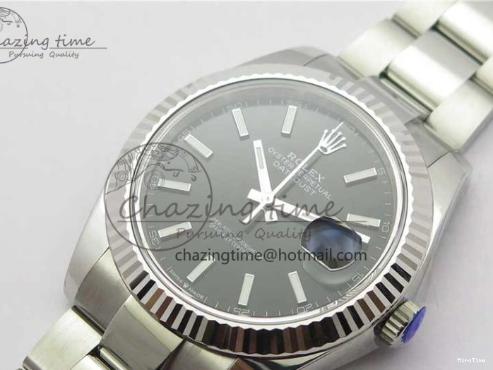 MiroTime 0429 New DateJust 41 126334 ARF 1:1 Best Edition 904L Steel Black Dial on Oyster Bracelet A2824 V Attractive 3008